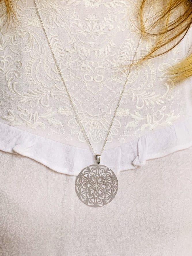 Collier chaîne Mandala 925 grammes